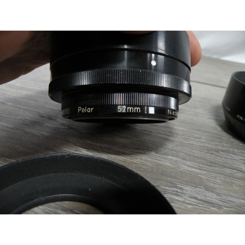 Nikon HN-7 HN-12 HN-14 Lens Hoods & Filter Adapter Ring Set 52mm Japan